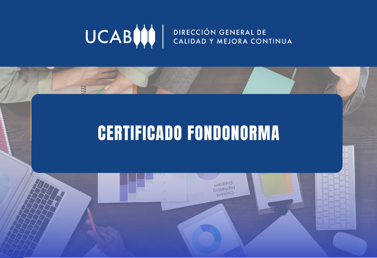 Certificado FONDONORMA